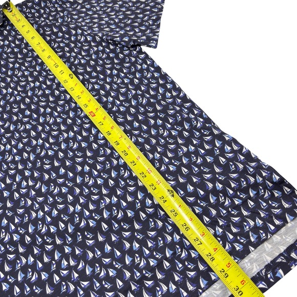 Polo Ralph Lauren Classic Fit Golf Polo Shirt Men's M Navy Sailboat NEW - Picture 2 of 7